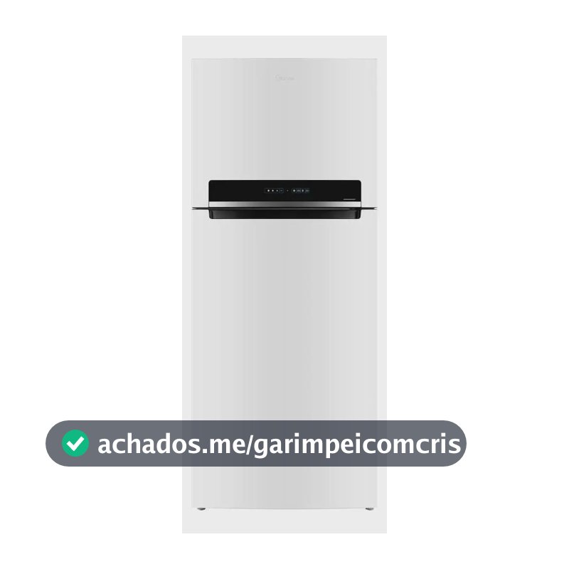 Geladeira Midea Frost Free Duplex Inverter 473L com Painel Digital e A Alarme de Porta Aberta Branca Bivolt