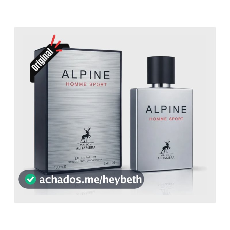 Perfume Árabe Alpine Homme Sport Maison Alhambra 100ml Edp Lipx