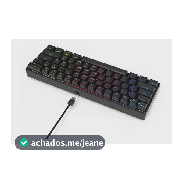 Teclado Mecânico Ajazz I610T com Cabo Removível 1.5m