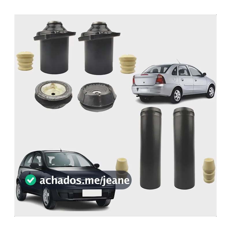 Kit Coxim Amortecedor Corsa 2002-2012 Dianteiro E Traseiro Ano E Carro Olhar Descrição
