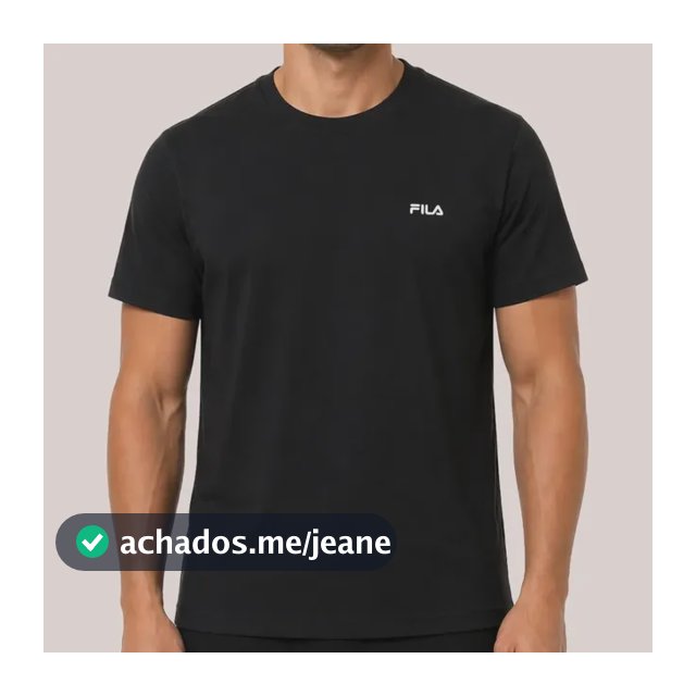 Camiseta Fila Regular Classic Conforto Com Tecido Premium
