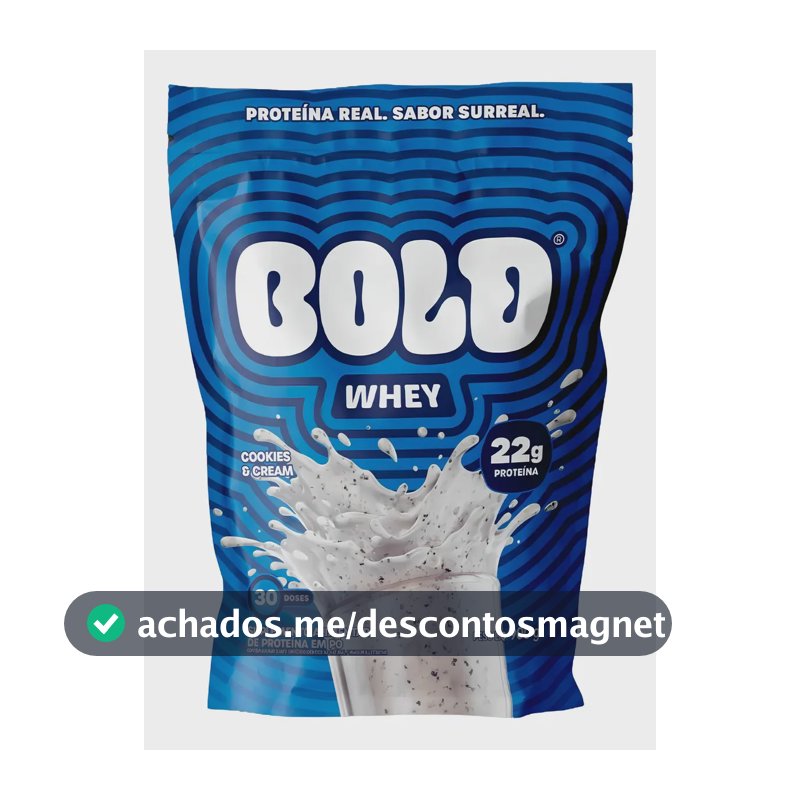 Whey Protein Bold Sabor Cookies & Cream 900g