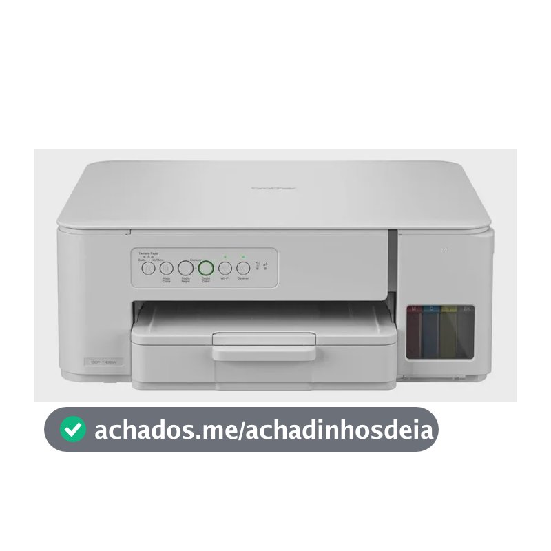 Impressora Multifuncional Brother DCP-T436W Tanque de Tinta, Colorida, Wi-Fi, USB, Bivolt