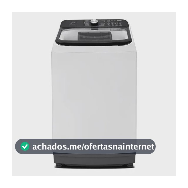 Lavadora Midea Wave Agitator 15kg 127v Branco