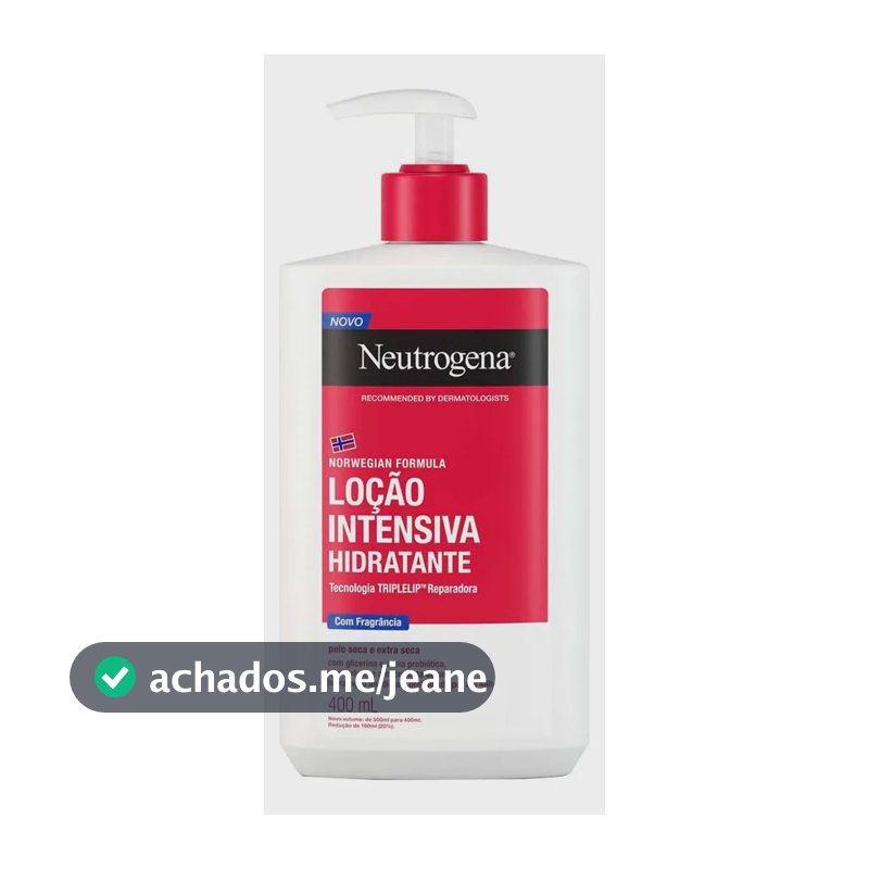Loção Intensiva Corporal Hidratante Neutrogena Norwegian For