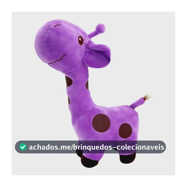 Bichinho De Pelúcia Girafa Brinquedo De Cachorro Pet