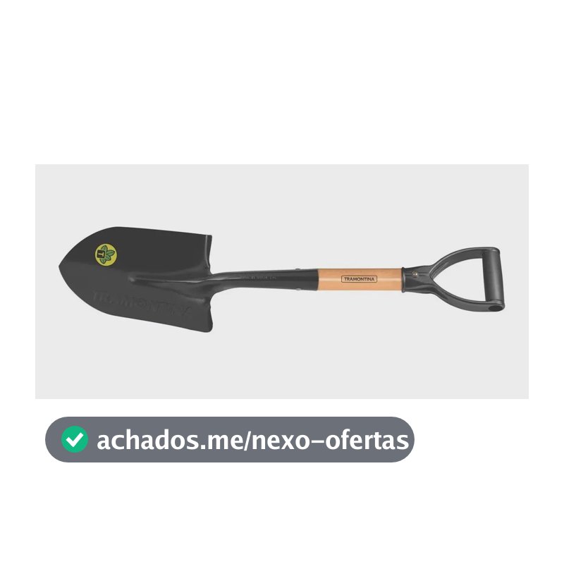 Pá De Bico Pequena Tramontina Aço Madeira Plástico 45cm