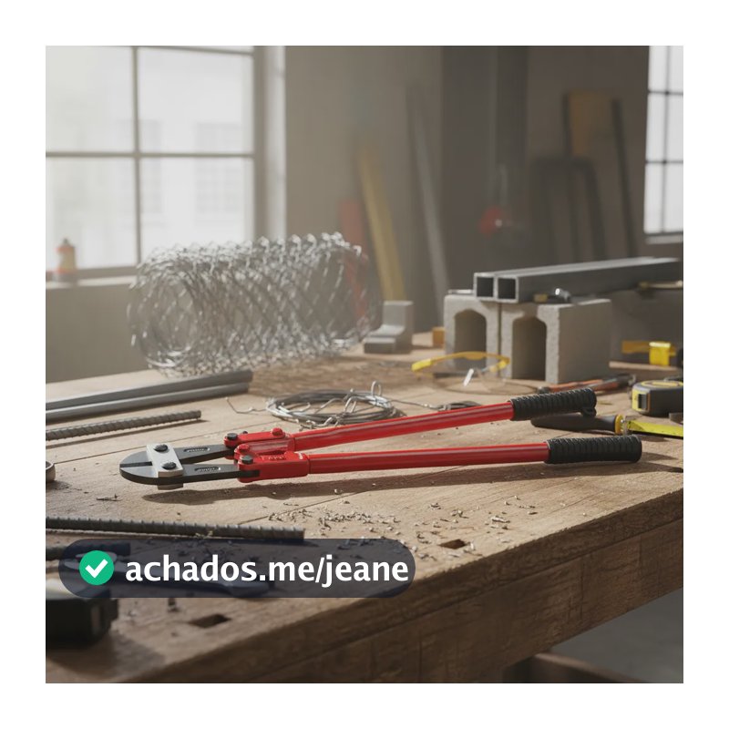 Alicate Corta Cabos E Arames Vergalhão De 18  Cap. 0 Â 8 Mm