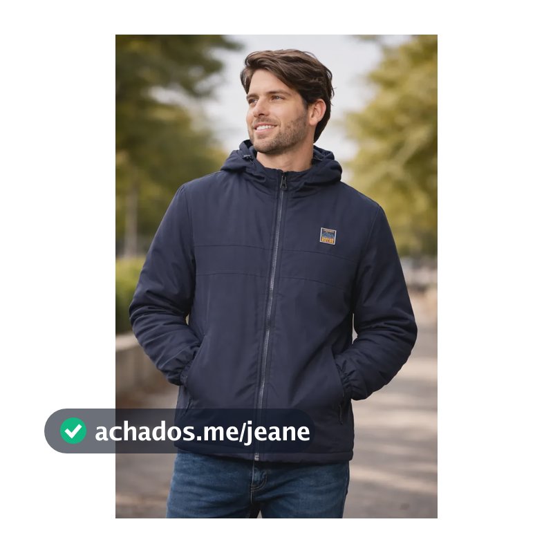 Jaqueta Broken Rules Masculino 510072 Azul-marinho P Liso