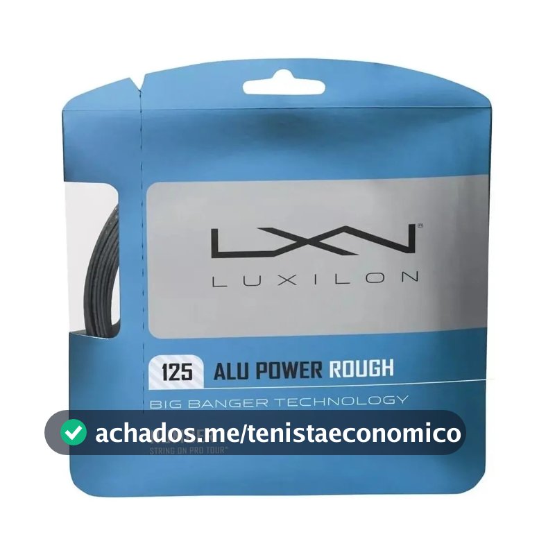Corda Luxilon Alu Power Rough 1.25mm Set Indiv Prata