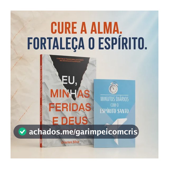 Kit Eu Minhas Feridas e Deus E Devocional Espírito Santo Livros Cristãos Para Cura das Feridas Emocionais Passado Restauração Oração Fé Paz e Intimidade com Deus