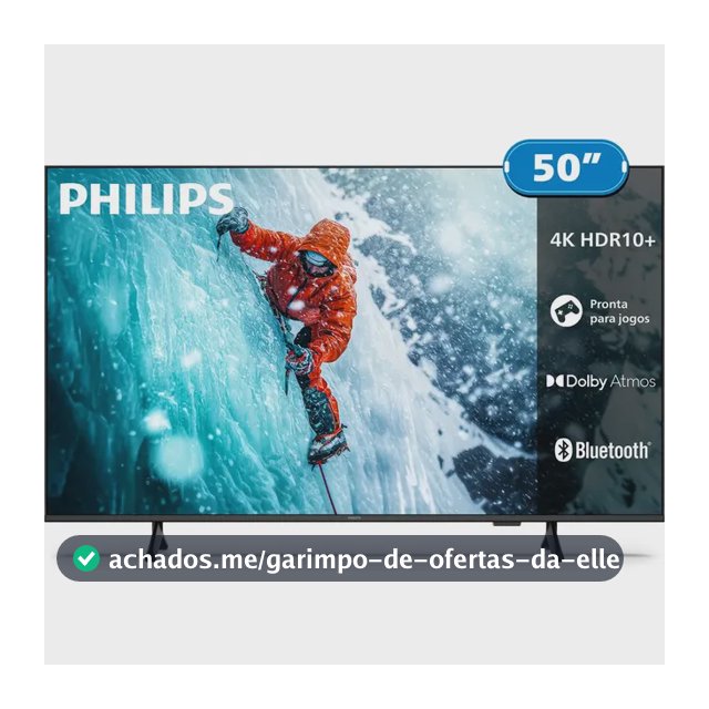 Smart Tv Philips 50 4k 50pug7300 Comando De Voz Bluetooth