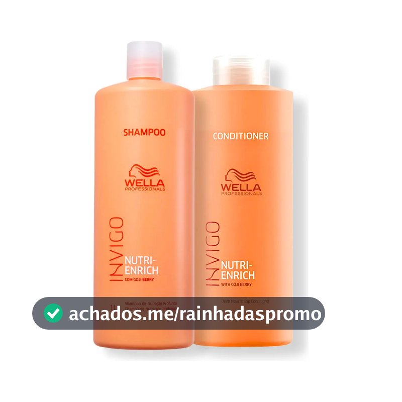 Kit Wella Invigo Nutri-enrich Duo Shampoo E Condicionador 1l