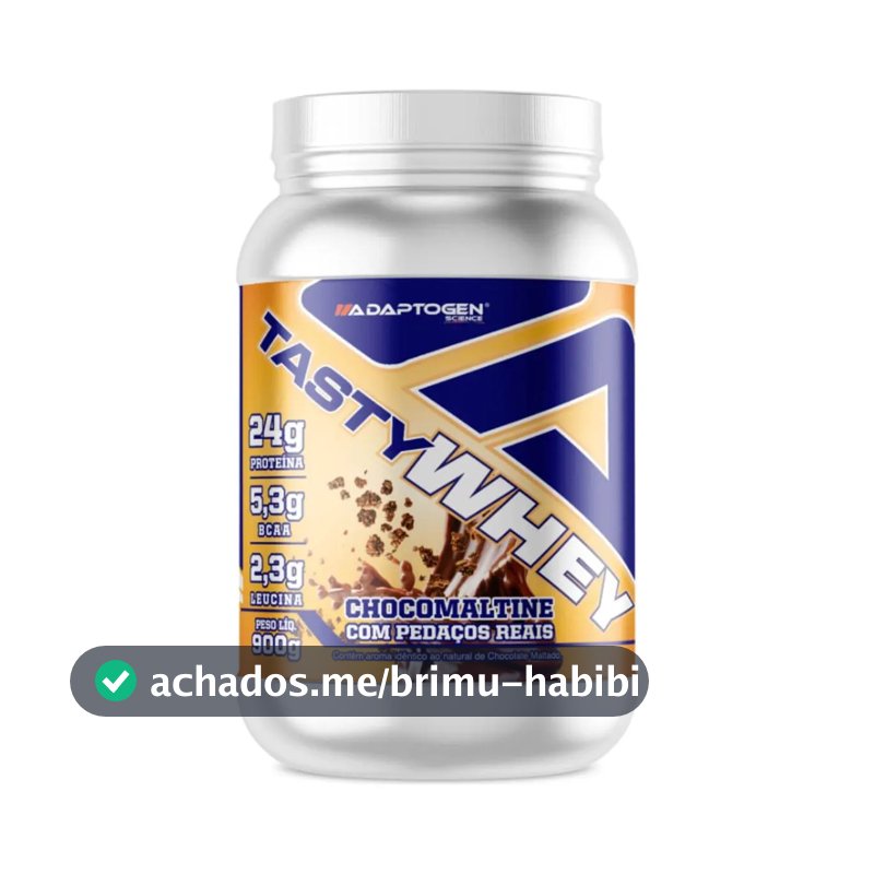Proteina Para Ectomorfo Tasty Whey Sabor Chocomaltine 900g Sabor Choco Maltine