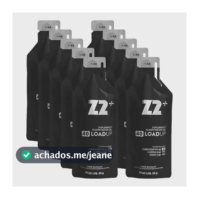 Energy Gel Z2+ Original Caf 40 Carb Box 10uni Sachê 55g Original