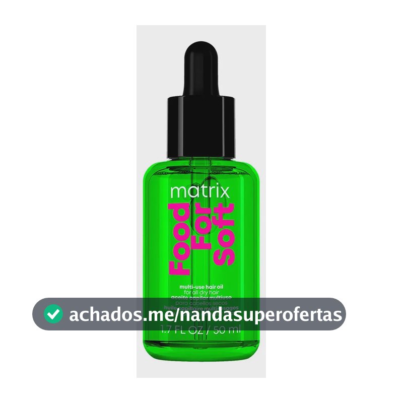 Óleo Hidratante Cabelo Seco Food For Soft 50 ml Matrix