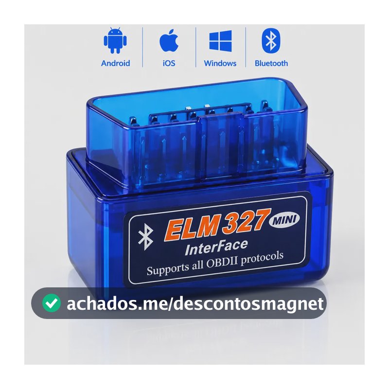 Scanner Automotivo Elm 327 Obd2 V2.1 Android Ios Bluetooth