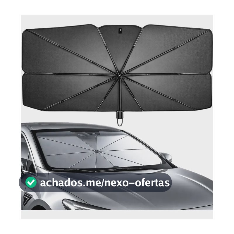 Quebra Sol Para Brisa Carro Protetor Solar Uv Guarda Chuva
