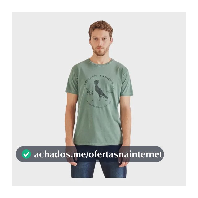 Camiseta Sb Algodão Carimbo Gaze Reserva