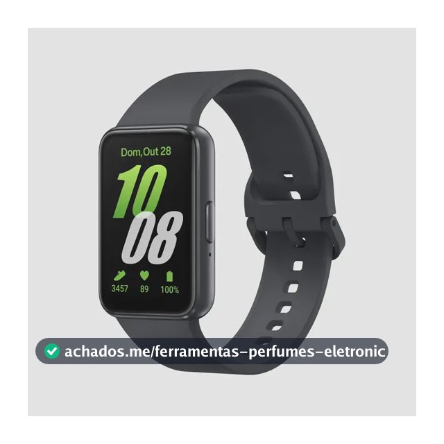 Samsung Galaxy Fit3 Pulseira Esportiva Grafite Esportivo