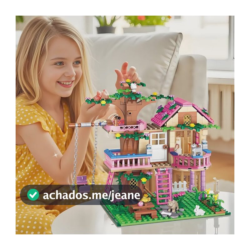 Brastoy Blocos De Montar Cabana De Árvore Dos Sonhos 504 Pcs 504 Cabana De Árvore De Sonho