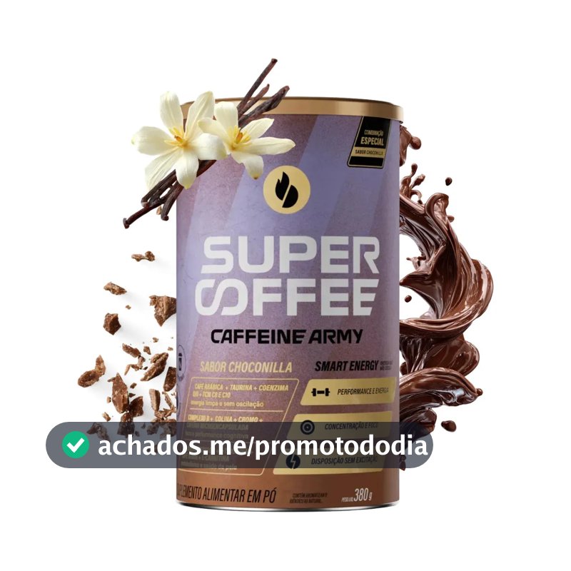 Supercoffee 3.0 Size (380g) Energia/foco - Caffeine Army Sabor Choconilla