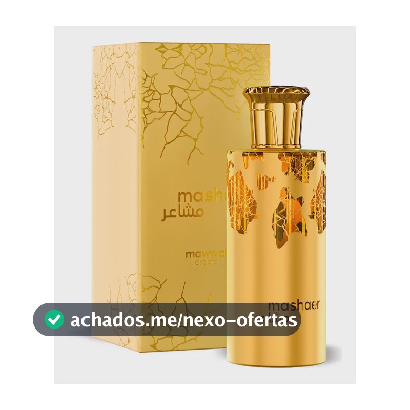 Perfume Árabe Mawwal Mashaer 100ml Eau De Parfum Feminino 100ml