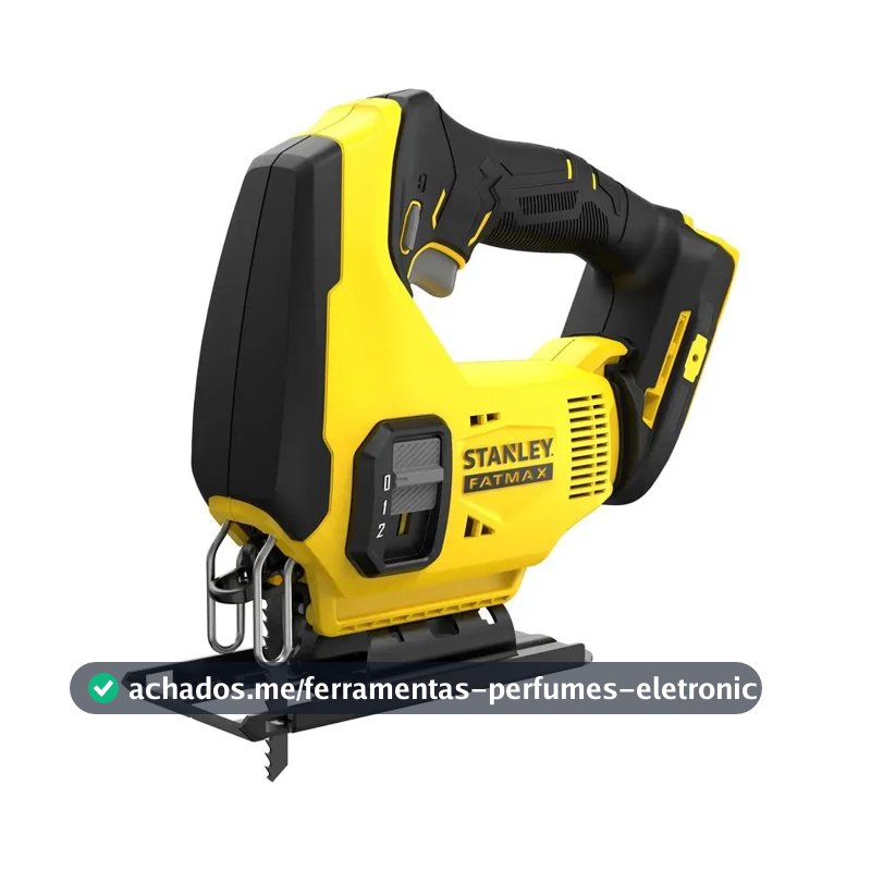 Serra Tico-tico Profissional Stanley Sem Fio 5000RPM 64mm 185mm 20V sem Bateria SCJ600B-B3