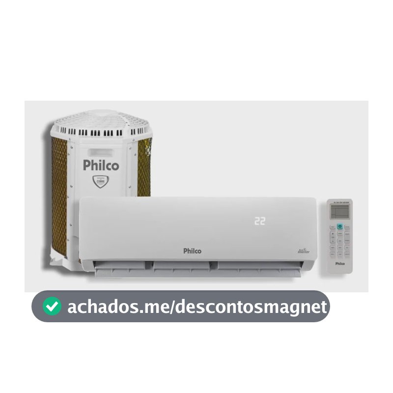 Ar Condicionado Inverter Philco 9000 Btus Frio 220v Pac9ft Branco 220v