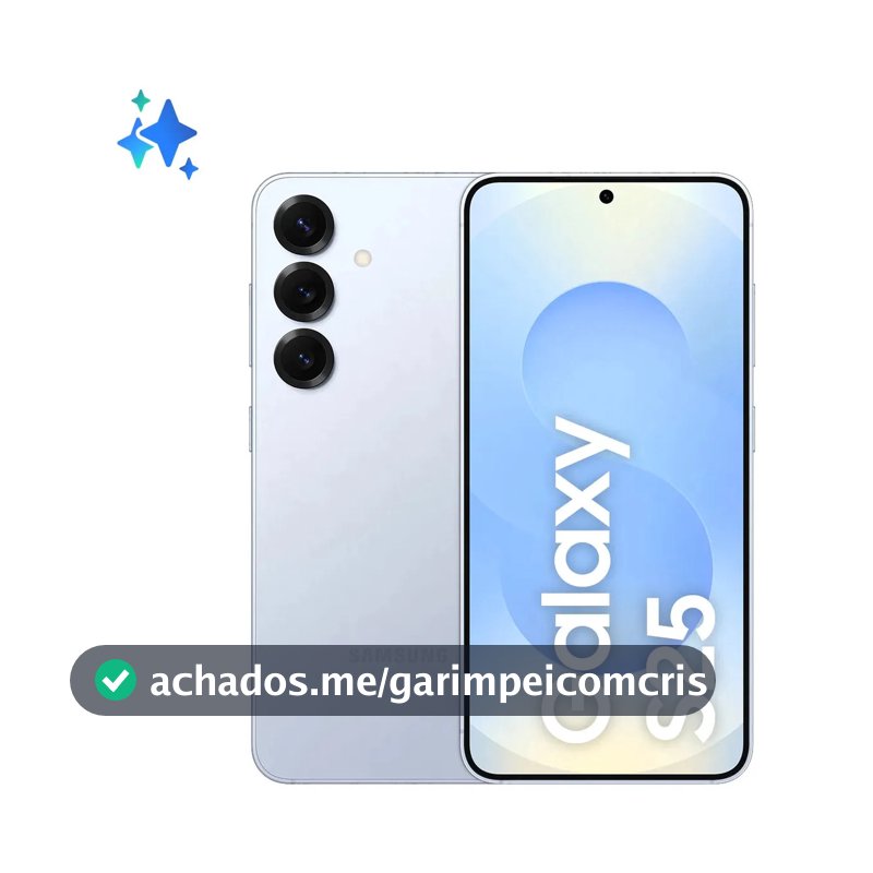 Samsung Galaxy S25 5G, 256GB, 12GB, Câmera Tripla - Azul claro