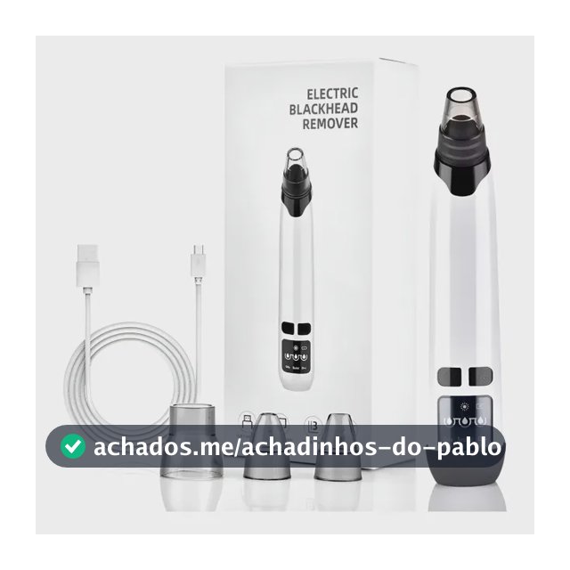 Removedor De Cravos Sucção E Vapor S/fio Premium Eficiente