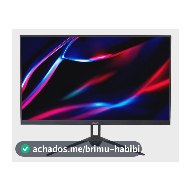 Monitor Gamer 27" Acer Nitro KG3 KG273 G0bi com Tela IPS Full HD 120Hz 1ms VRB Adaptive Sync Game Mode AcerVision Care e Design ZeroFrame