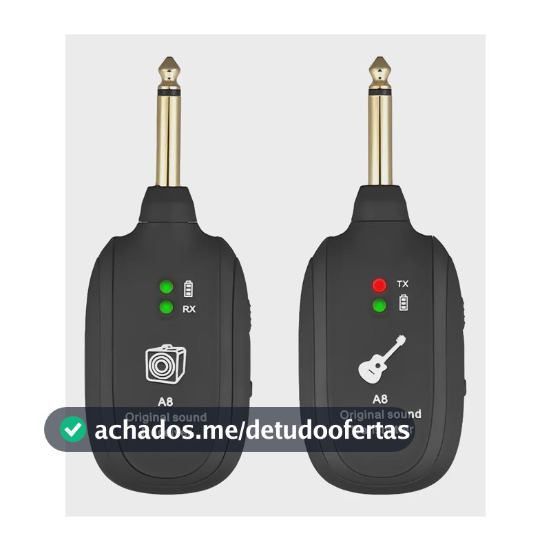 Transmissor Receptor P10 Sem Fio  Guitarra Baixo Violão