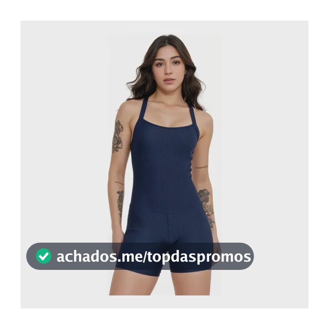 Macaquinho Feminino Fitness Curto Academia Canelado Liso