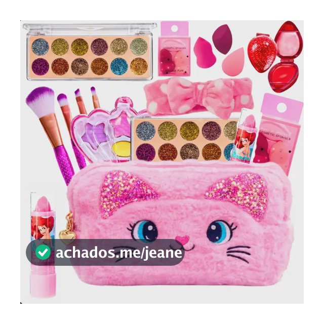 Conjunto De Maquiagem E Skin Care Infantil Blogueirinha