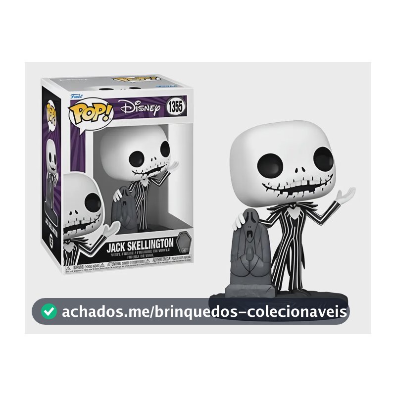 Pop! Funko Jack Skellington #1355 | O Estranho Mundo De Jack