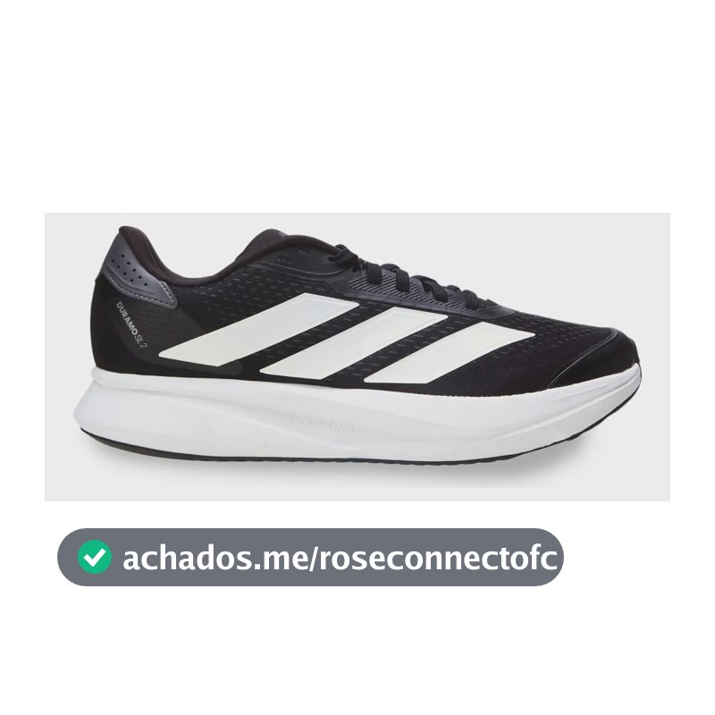 Tênis De Corrida Masculino Duramo Sl 2 adidas Preto E Branco Liso 41 Br