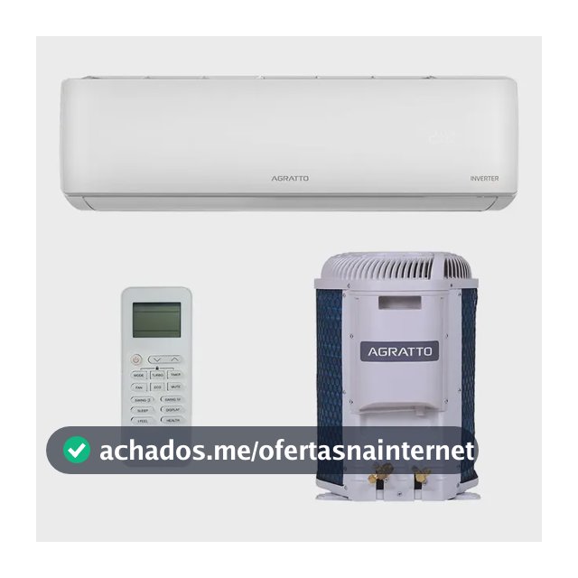 Ar Split Agratto Zen 9.000 Btus Frio Inverter 220v Branco 220v
