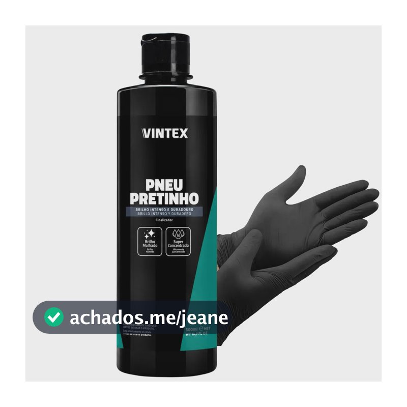 Pneu Pretinho Vintex Produtos Vonixx Brilhante 500ml