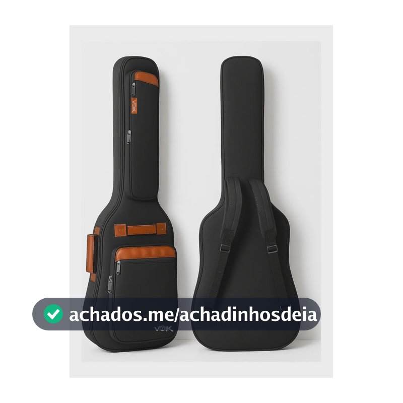 Capa Bag Para Contrabaixo Acolchoada Voik Bb-5120 Cor Preto