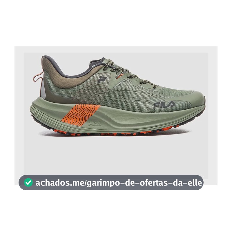 Tênis Masculino Racer Skytrail Fila Liso