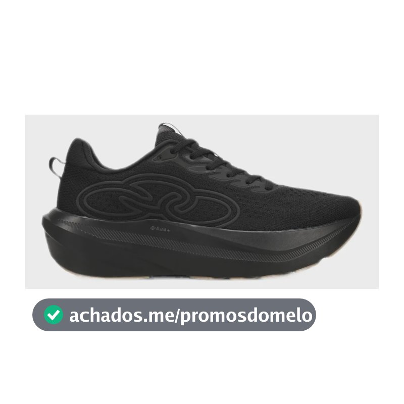 Tênis Olympikus Nuvem Masculino Preto Oferta Preto 41 Br