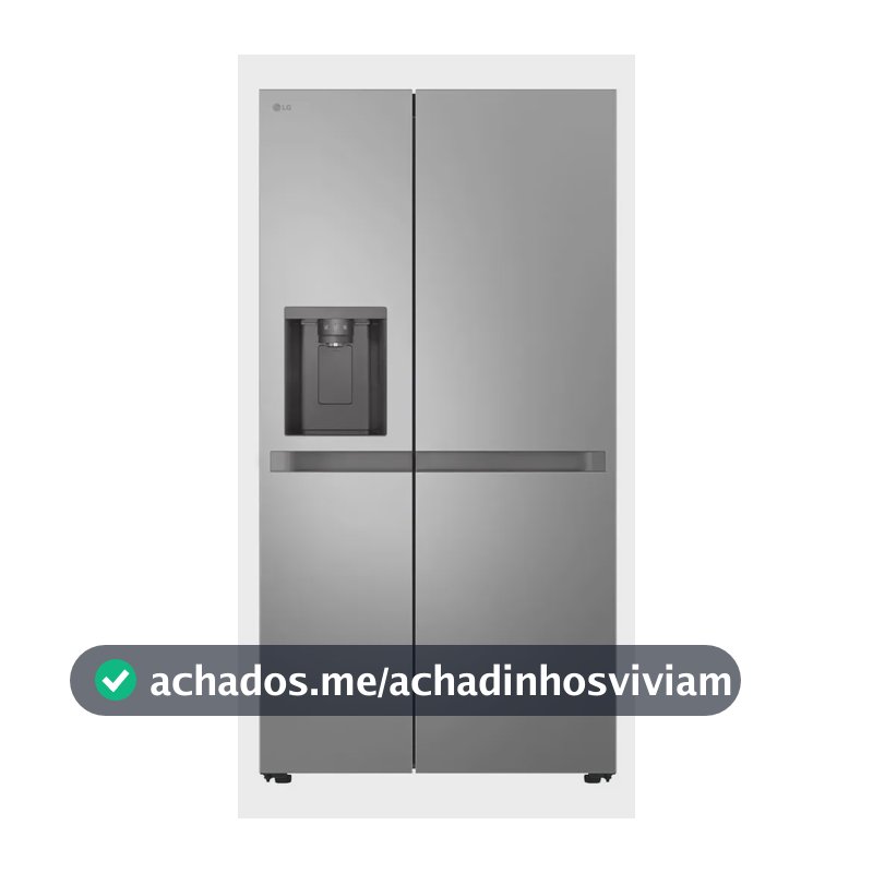Geladeira LG Side By Side Gc-l267klq 638l Inox Look Inox Bivolt
