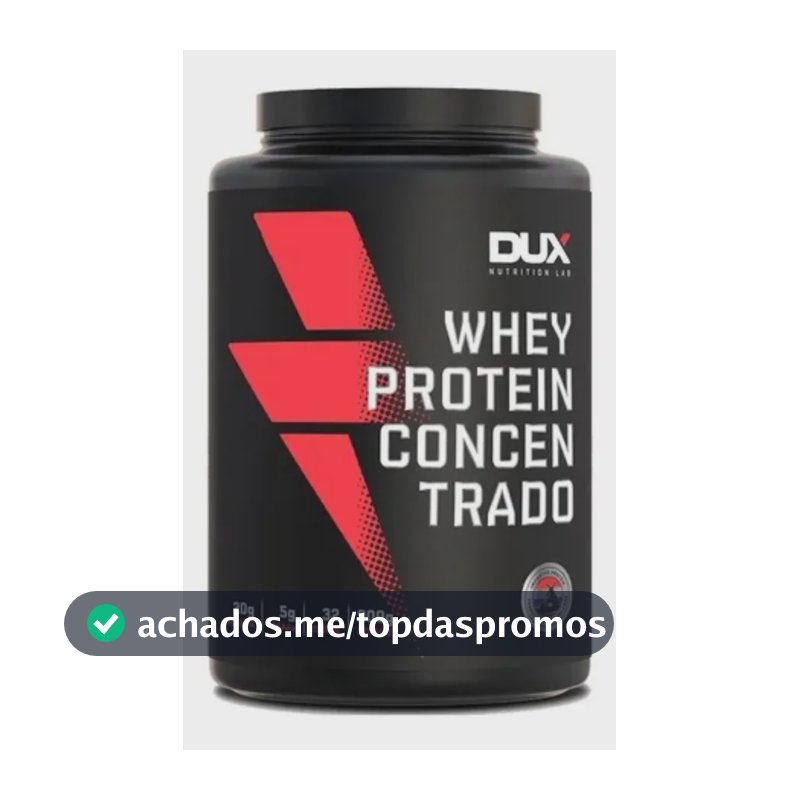 DUX HUMAN HEALTH Whey Protein Concentrado Pote 900g Sem Sabor