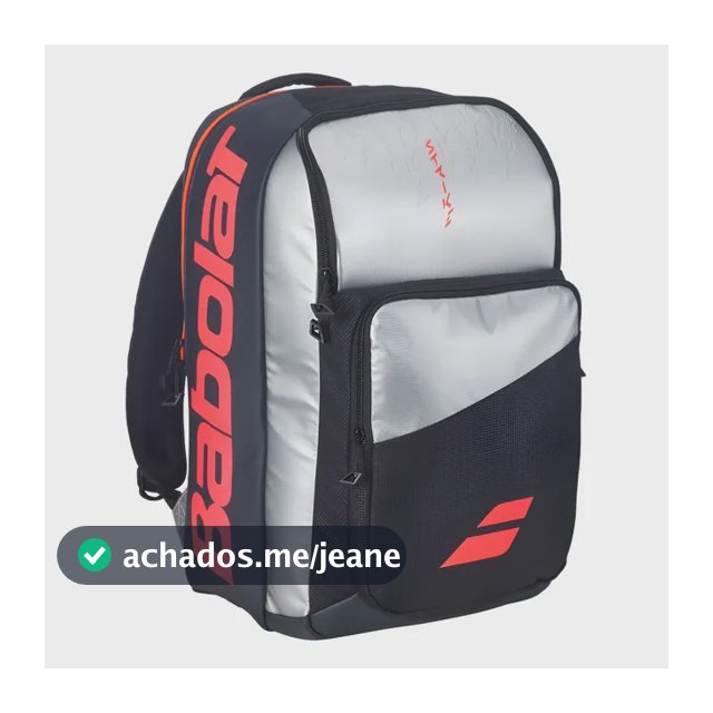 Mochila Raqueteira Babolat Pure Strike Cinza/vermelha 2025