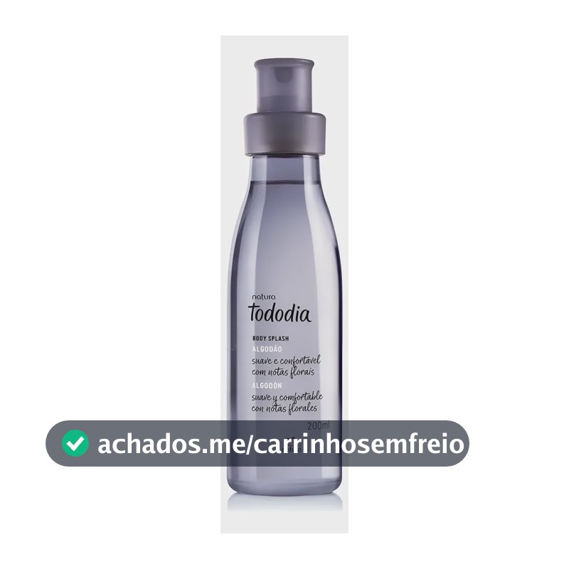 Natura Tododia Algodão Body Splash 200ml