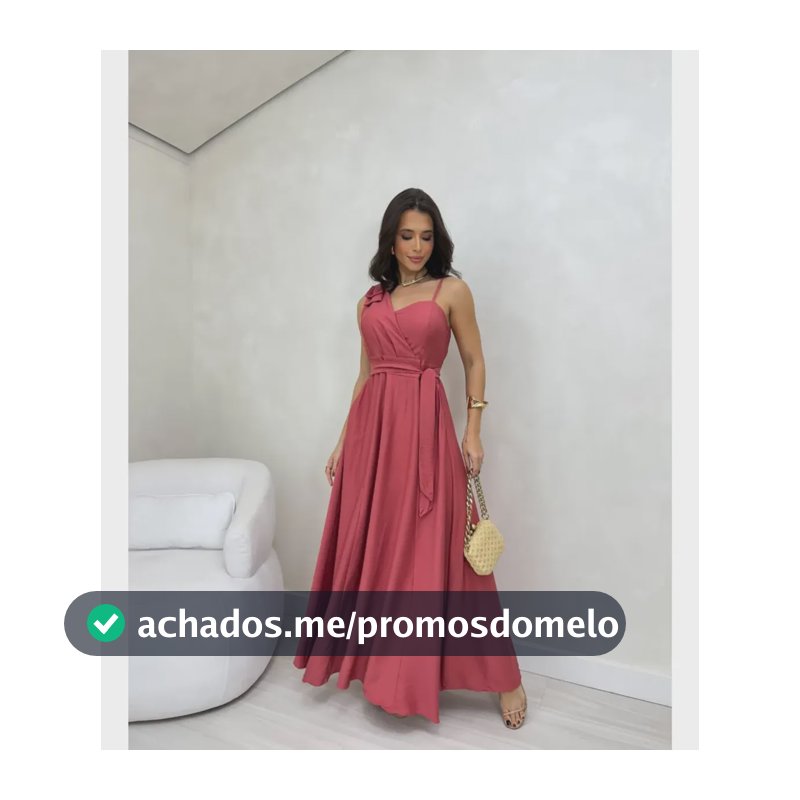 Vestido Longo Festa Feminino