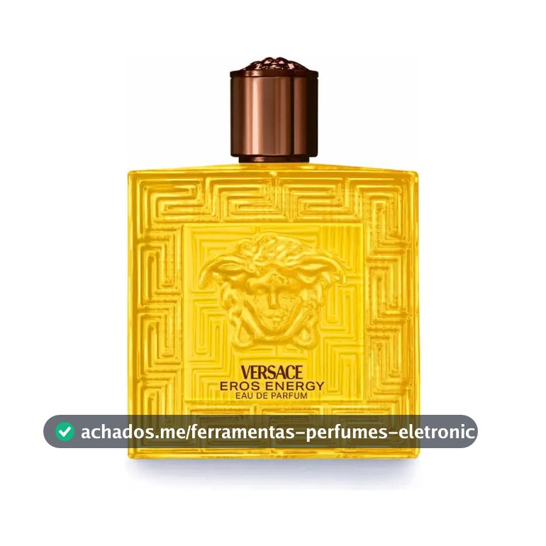 Perfume Versace Eros Energy EDP 100ml Masculino notas cítricas e aromáticas