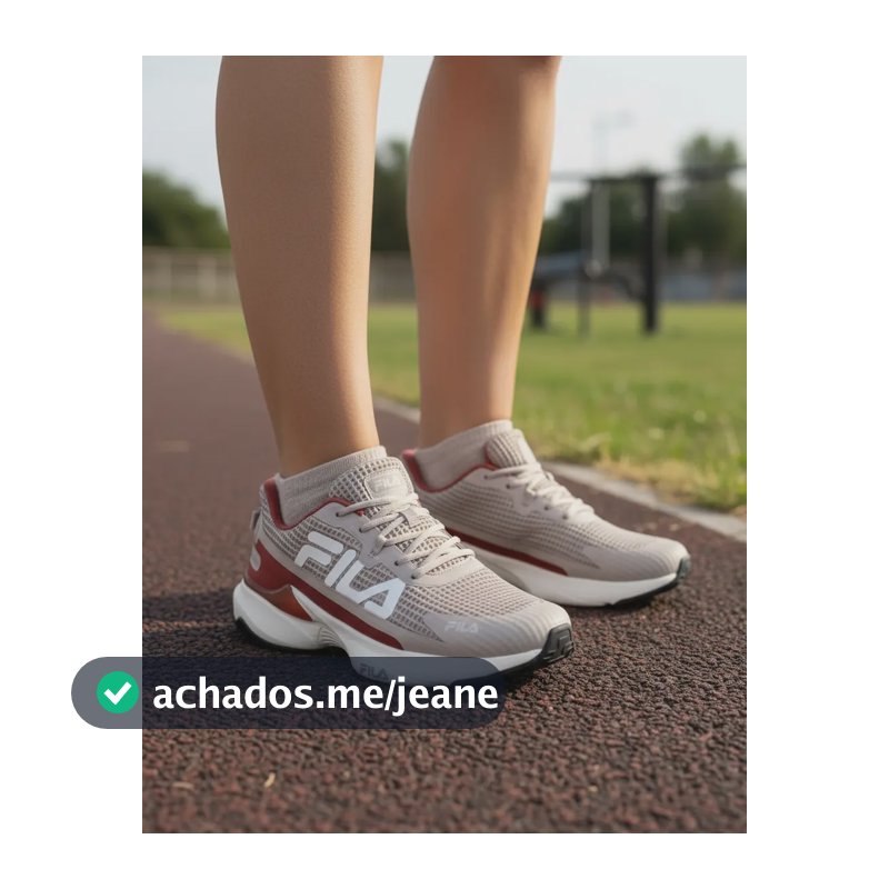 Tênis Fila Recovery Feminino Original Castanho 40