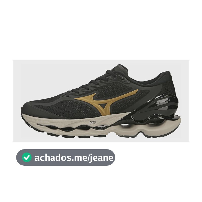 Tênis De Corrida Mizuno Wave Stratos 4 Preto 40 Br